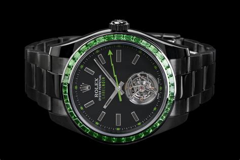 label noir rolex